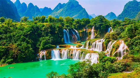 Download Nature Vietnam Forest Waterfall 4k Ultra Hd Wallpaper