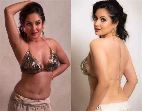 Pooja Banerjee Sets Swimming Pool On Fire In Black Bra People Got Intoxicated After Watching