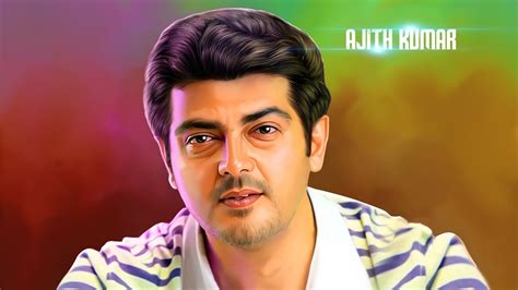 Ajith Kumar Thala Digital Painting Photo Editing In Photoshop Youtube