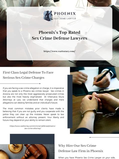 Phoenixs Top Rated Sex Crime Defense Lawyers Pdf Criminal Defense Lawyer Sex And The Law