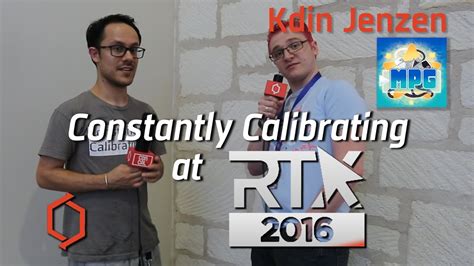 Rtx 2016 Interview With Kdin Jenzen Of The Know Youtube