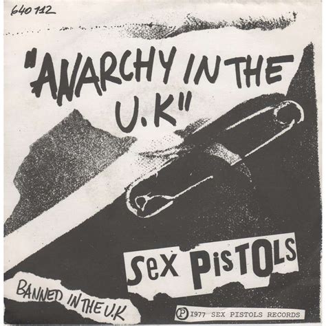 anarchy in the uk by sex pistols sp with prenaud ref 116552218