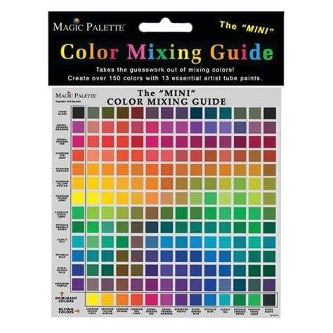 Magic Palette Mini Color Mixing Guide