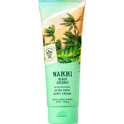 Bath Body Works Body Cream Waikiki Beach Coconut Lotions Creams Oils Beauty Health