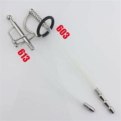 Aliexpress Com Buy 1pcs Sounding Stainless Soft Silicone Catheter
