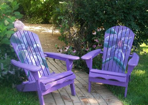Alright, you have brought in one or several adirondack chairs that are sturdy, durable, comfortable and at the same time folds down. Bright, Fun Hand Painted Adirondack Chairs. $250.00, via ...