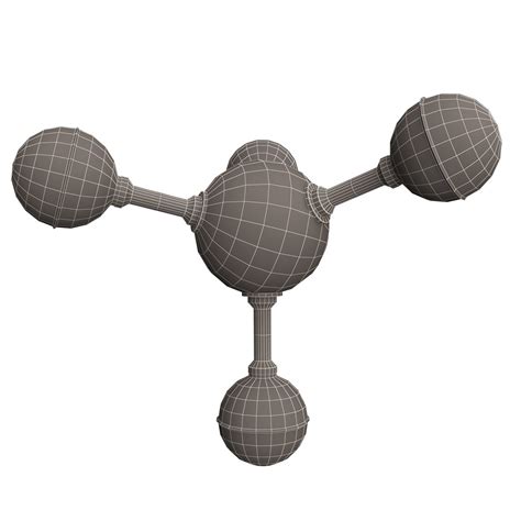 Methane Molecule 3d Model Turbosquid 1767497