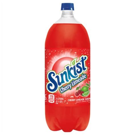Sunkist Cherry Limeade Soda Bottle 2 Liter Smiths Food And Drug