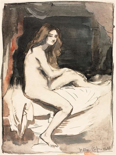 Naked Woman Posing Sexually Vintage Nude Oil Painting Stationery Hot Sex Picture