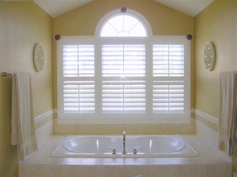 They can also add an element of softness or a pop of pattern. Bathroom Plantation shutters - new orleans - by The Louver ...