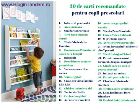 30 De Carti Recomandate Pentru Copii Prescolari Blog In Tandem