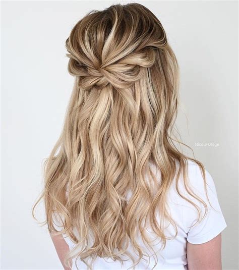 50 Trendiest Half Up Half Down Hairstyles For 2024 Hair Adviser Bridemaids Hairstyles