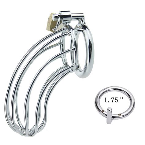 Makecool S Male Stainless Steel Cock Cage Lockable Bondage Adult Sex Toys For Sm Sex Game