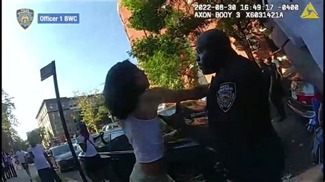 Nypd Releases Bodycam Of Officer Hitting Woman Mayor Eric Adams Defends Police Actions Abc7