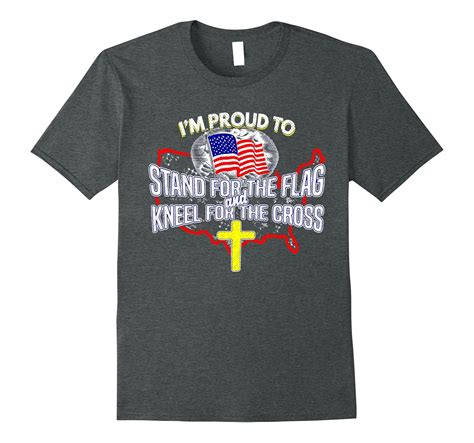 Stand For Flag Kneel For Cross Shirt Anthem Patriot T Art Artvinatee