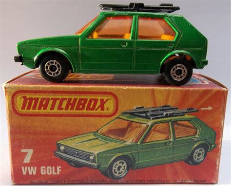 Models Matchbox Lesney Superfast 7 Vw Golf 1978 Vintage Model Made