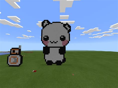 Minecraft Panda Pixel Art