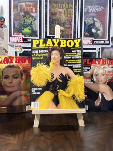 Playboy March Cover Mimi Rogers Pmom Kimberly Donley