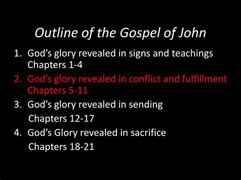 Ppt Outline Of The Gospel Of John Powerpoint Presentation Id2032055