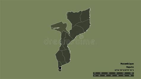 Location Of Tete Province Of Mozambique Administrative Stock