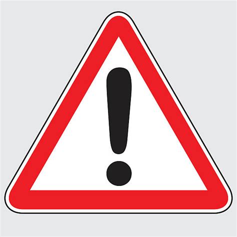 Best Warning Sign Symbol Red Triangle Illustrations Royalty Free