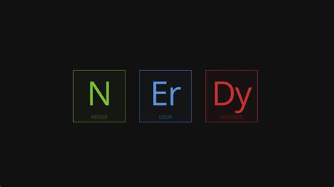 Nerds Science Simple Background Minimalism Wallpapers