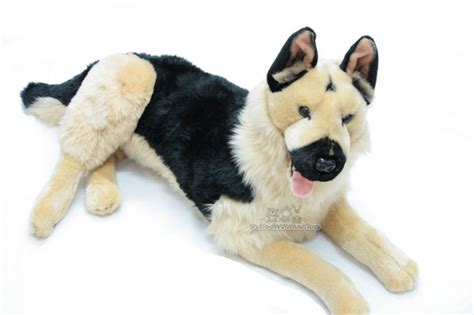 Bocchetta German Shepherd Extra Large Lying Plush Toy Dog Caesar 25