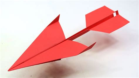 How To Make A Cool Paper Airplane Easy Paper Plane That Flies Far