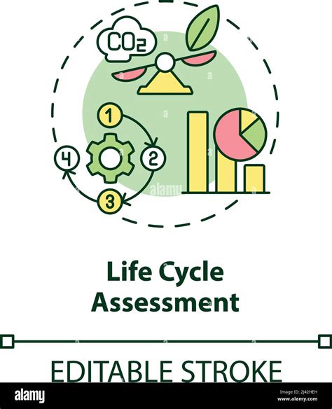 Life Cycle Assessment Concept Icon Stock Vector Image And Art Alamy