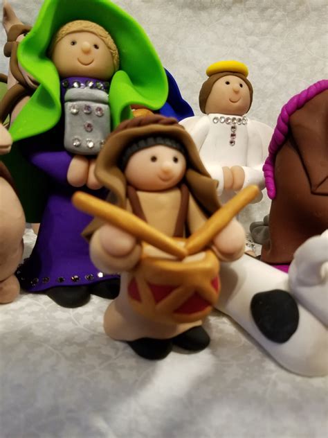 Polymer Clay Nativity 4 Inches Tall