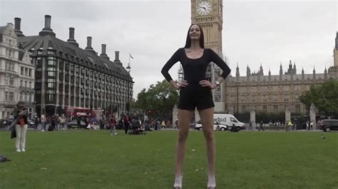 Ekaterina Lisina From Russia Is Currently The Title Holder For Worlds Longest Legs As Confirmed