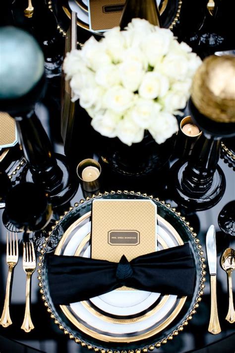 20 Black and Gold Wedding Color Ideas for Fall /Winter - Page 2 of 2