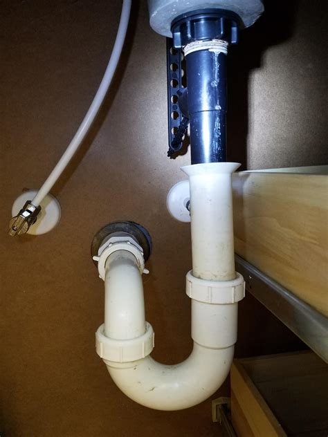 Is there a good reason this sink trap is not sealed at the entry