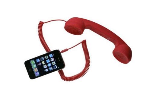 Quirky 1950s-style Moshi Moshi POP Handset Eliminates 99% of Cellphone ...
