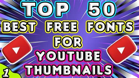 17 Best Fonts For Youtube Thumbnails That Look Fabulous Zohal