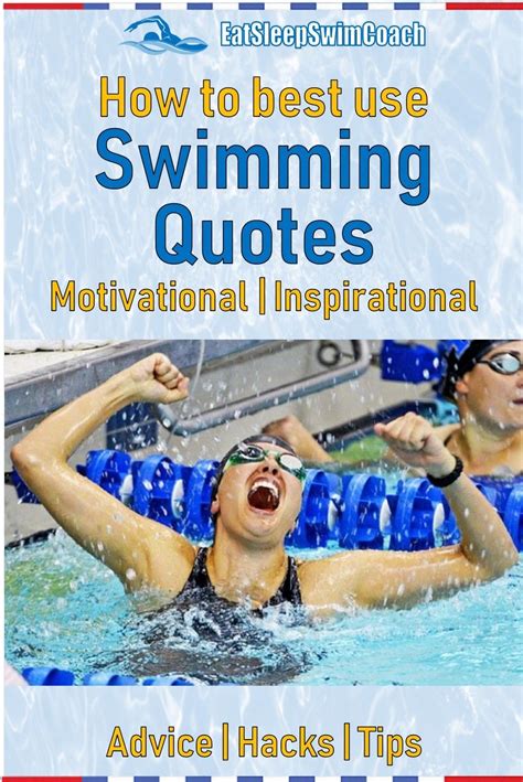 How To Best Use Swimming Quotes Eatsleepswimcoach Swimming Quotes