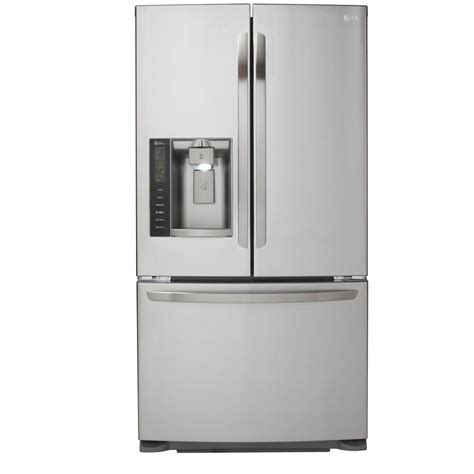 Check out american freight for discount prices. LG Electronics 24.1 cu. ft. French Door Refrigerator in ...