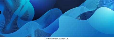 Abstract Blue Technology Banner Design Stock Vector Royalty Free