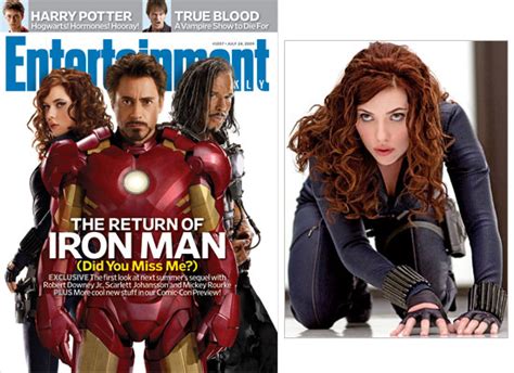 First Look Scarlett Johansson As Black Widow In Iron Man 2