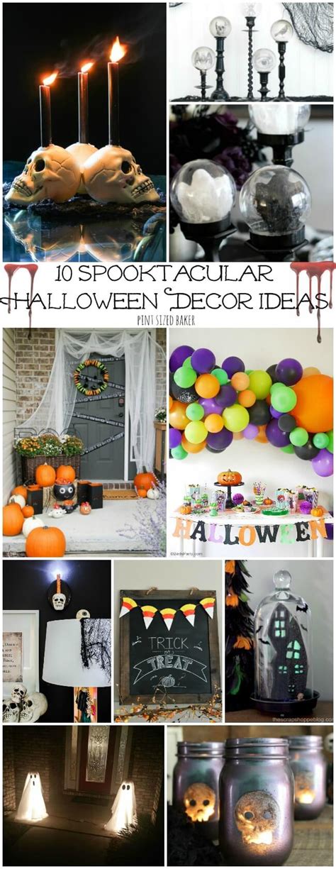 Spooktacular Halloween Decor Ideas Pint Sized Baker