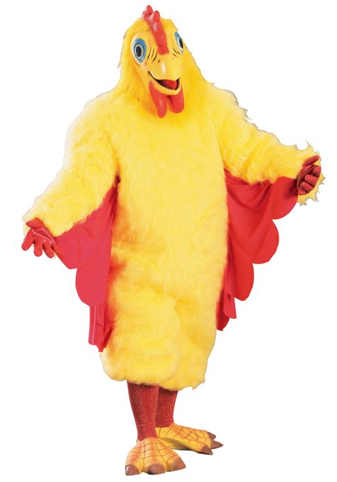 Adult Mascot Chicken Costume Chicken Costume Fur Jumpsuit