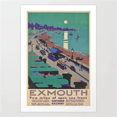 Affiches Exmouth Art Print By Wivaca Society6