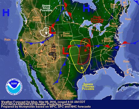 Severe Weather In The Central United States Through Monday Night
