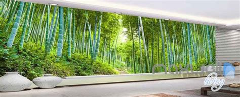 25 Bamboo 3d Wall Murals Motif Baru
