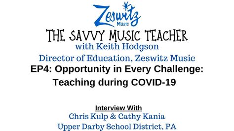 Ep4 Savvy Music Teacher Interview W Chris Kulp And Cathy Kania Youtube
