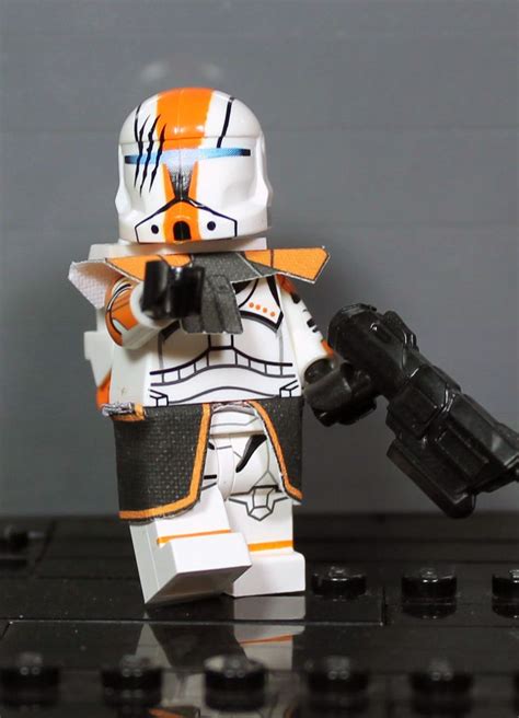 Clone Army Customs Commando Hope Orange Lego Custom Minifigures