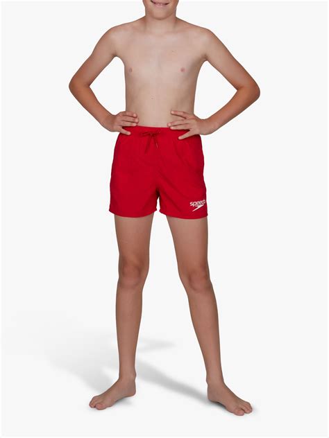 Speedo Boys Essentials 13 Swim Shorts Black In 2020 Speedo Boy