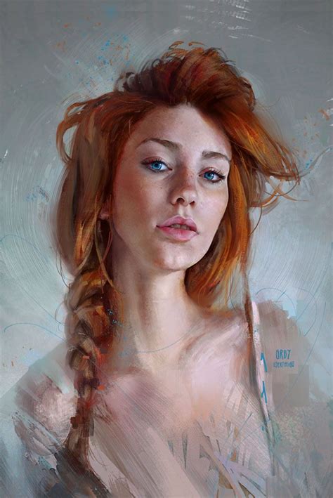 50 Breathtaking Digital Painting Portraits Digital Painting Portrait