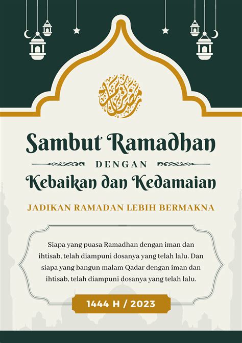 Contoh Poster Ramadhan Penggambar
