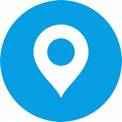 Circle Gps Location Map Marker Pin Place Icon